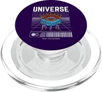 Trust The Universe Pop Electric Energy Eye Clouds Seer Retro PopSockets PopGrip for MagSafe