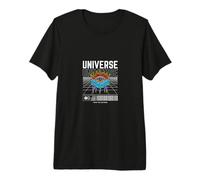 Trust The Universe Pop Electric Energy Eye Clouds Seer Retro Premium T-Shirt