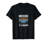 Trust The Universe Pop Electric Energy Eye Clouds Seer Retro T-Shirt