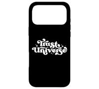 Trust the Universe Positive Cosmic Star Groovy Spirit Love Case for iPhone 17 Pro Max