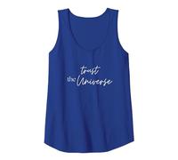 Trust The Universe Tank Top, Women, Royal Blue, Medium