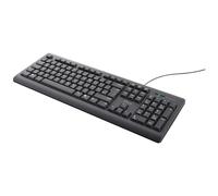 Trust TK-150 keyboard USB QWERTZ German Black