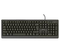 Trust TK-150 Wired Silent Keyboard UK Black 23984