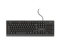 Trust TK-150 Wired Silent Keyboard UK Black 23984