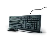 Trust Wired Keyboard & Mouse Set TKM-250 – USB, UK QWERTY – Black