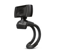 Trust Trino HD Webcam with Microphone, 1280x720, 30 FPS, Universal Stand, USB, Web Camera with Photo Button for Streaming, Video Calling, Skype,