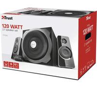 Trust Tytan 2.1 PC Speakers with Subwoofer, 120W (60W RMS), UK Plug Sound System
