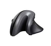 Trust Verro Vertical Mouse, Wireless Ergonomic Mouse with 60° Angle, 600-1600 DPI, 6 Buttons, for Right Hand Users, RF 2.4GHz, Computer Mouse for Laptop, PC, Mac - Black