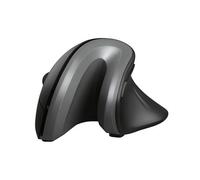Trust Verro Vertical Mouse, Wireless Ergonomic Mouse with 60° Angle, 600-1600 DPI, 6 Buttons, for Right Hand Users, RF 2.4GHz, Computer Mouse for Laptop, PC, Mac - Black