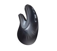 Trust Verro Vertical Mouse, Wireless Ergonomic Mouse with 60° Angle, 600-1600 DPI, 6 Buttons, for Right Hand Users, RF 2.4GHz, Computer Mouse for Laptop, PC, Mac - Black