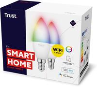 Trust WiFi E14 Smart Bulb, Colour Changing Candle, Works with Alexa and Google