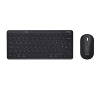 Lyra Multi-Device Wireless Keyboard & Mouse Deskset, Black - 24847