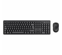 Trust Ymo II Pack Spanish QWERTY Wireless Keyboard and Mouse, Silent Buttons, Low Profile Keys, Spill Resistant, One USB Receiver, Windows, Mac, PC, Laptop - Black