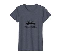 Trust Your Car to Valley Forge Automotive Classic Style T-Shirt, Women, Heather Blue, L