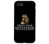 Trust Your Intuition Trash Panda Raccoon Positive Thinking Case for iPhone SE (2020) / 7/8
