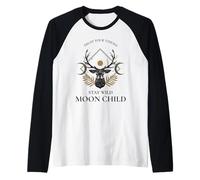 Trust Your Visions Stay Wild Mood Child (Boho Graphic) Raglan Baseball Tee