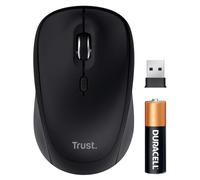 Trust Yuki Silent Wireless Mouse Bluetooth + 2.4GHz, Battery Included, for Left and Right Hand Users, 75% Recycled Materials, Quiet Compact Multidevice Bluetooth Mouse for Laptop PC iOS Mac Android