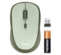 Trust Yvi+ Silent Wireless Mouse, Sustainable Design, 800-1600 DPI, For Left and
