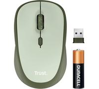 Trust Yvi+ Silent Wireless Mouse Sustainable Design 800-1600 DPI, Green
