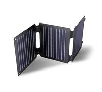 Trust Zuny 20W Portable Solar Panel Charger USB-C USB-A, Foldable USB C Charger Camping Accessories, Battery Phone Charger, Output 15W, Outdoor Solar Charger for Smartphone Tablet Power Bank