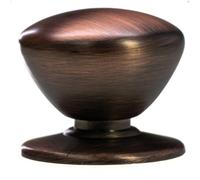 trust4care 2-Pack Extra Large Oil Rubbed Bronze Bifold Closet Dummy Door Knobs with Wide Base, Weathered Brushed Bronze Pantry Hinged Dresser Cabinet Doorknobs, 1-3/5" Sideboard Drawer Pulls Handles