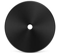 trust4care 4-Pack 2.0" Black Backplates of Bifold Closet Cabinet Knobs