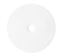 trust4care 4-Pack Large Matte White Backplate for Cabinet Knobs, 2-1/3" Round Rosette Plate for Bifold Closet Doors, Thick Escutcheon Back Plates Discs Sheets for Doorknobs & Pulls, Handles