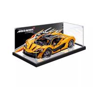 TRUSTFAR Acrylic Dustproof Display Case Designed for LE-GO 42172 McLar-en P1 Hyperca-r Building Block Model, Transparent Box, Display Box Compatible with Le-go 42172. (No model) (background1)