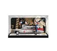 TRUSTFAR Acrylic Dustproof Display Case Designed for Lego Icons Ghostbusters ECTO-1 10274 Car Models, Dustproof Box， Transparent Box, Display Box Compatible with Lego 10274. (No model) (background2)