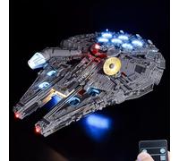 TRUSTFAR LED Lighting Kit for Lego 75192 Star Wars Millennium Falcon Model, Multicolor, 15cm, Indoor, LED, Lego Lighting Kit