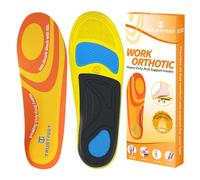 Trustfeet Work Orthotic Insoles, Plantar Fasciitis High Arch Support Insoles for Man Women, Anti Fatigue Relieve Foot Pain Work Boot Shoes Inserts for Standing All Day-XS