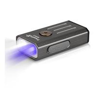 TrustFire LED Torch, Extremely Bright Mini Torch Mini X Torch Children Small UV Torch Keyring Torch Rechargeable Grey