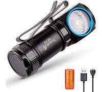 TrustFire MC12 Mini LED Head Torch 1000 Lumen Bright with 16340 Battery and Rechargeable Magnetic USB Without Headband