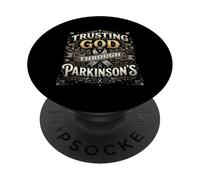Trusting God Through Parkinson's Awareness Christian PopSockets Adhesive PopGrip