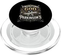 Trusting God Through Parkinson's Awareness Christian PopSockets PopGrip for MagSafe