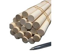 Trustleaf 19mm x 200mm Birch Hardwood Wooden Craft Sticks/Dowels - Seconds - Pack of 1 Dowel