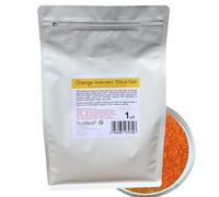 Trustleaf 1kg, 2.2lbs Bag Orange Indicator Silica Gel Desiccant 2-4mm Beads - Dehumidify - Flower Drying - 3D Printing - Storage