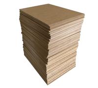 Trustleaf 3mm Sheets of Value MDF 210mm x 300mm - SECONDS - Approx A4, 8" x 12" - Pack of 100