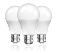 TrustWheel 9W LED Bulb, E27 12V Low Voltage Cold White 6000K Non-dimmable Edison Screw LED Bulbs, for Outdoor, Solar System, Camping, RV (3-Pack)