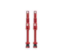 TruTension | FILLFAST Tubeless Valves | For High-Performance, Race, Road & Off-Road Bikes | High-Flow, Anti-Clog Valve | Red - 80mm