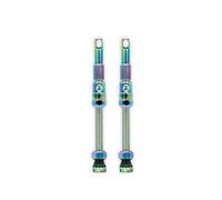 TruTension | FILLFAST Tubeless Valves | For High-Performance, Race, Road & Off-Road Bikes | High-Flow, Anti-Clog Valve | Oil Slick - 80mm