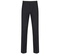 Trutex Boys Charcoal School Trousers - Slim Leg Adjustable Waist, Stain Resistant Flat Front Senior Boys Uniform Trousers - (40W)