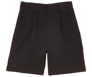 Trutex Boys Navy Blue School Shorts - Elasticated Waist Pull On Stain Resistant Durable Junior Boys Uniform Shorts - Age 14