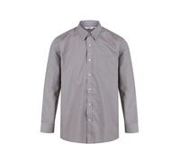 Trutex Boy's Non Iron Long Sleeve Shirt (pack of 2), Grey, 12 inches