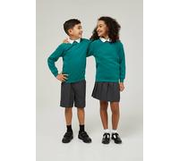 TRUTEX Forest Green School Crew Neck Sweatshirt in Jade | Size: 12 Years TRUTEX Jade 12 Years