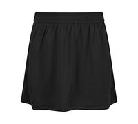 Trutex Girls Black School Skort - Elasticated Waist Skirt with Built-in Shorts, PE Kit School Uniform for Junior & Senior Girls - Ages 7-8