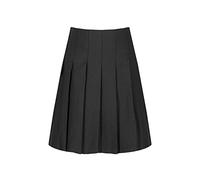 Trutex Girls Harrow Grey Pleated School Skirt - Stitch Down Elasticated Waist Stain Resistant School Uniform Skirt for Girls - Ages 6-7