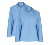 Trutex Girl's Rlb School Top, Blue (Blue Blu), 13 Years (Size:34)