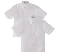 Trutex Limited Boy's Short Sleeve School Shirt-Pack of 2