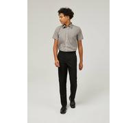 TRUTEX Men's 2 Pack Short Sleeve Non-Iron Boys' School Shirts in Grey | Size: 11 inches TRUTEX Grey 11 inches